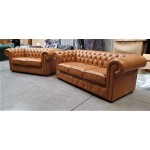 Chesterfield 3 plus 2 Old Eng Tan